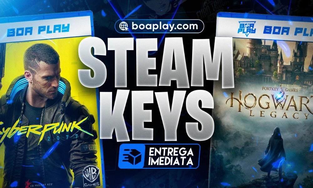 Banner de Comprar Steam Keys Ativaveis Em Sua Conta