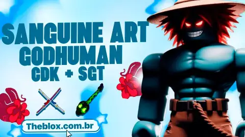 🔥〔🩸🎸⚔️〕SANGUINE ART + CDK + SKULL GUITAR + LVL MAX + GODHUMAN + FRUTAS E ITENS