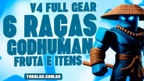 〔🌛👊〕 6 RAÇAS V4 FULL  + GODHUMAN  + FRUTAS E ITENS