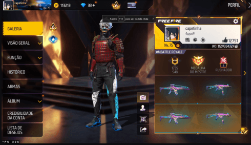 CONTA BRABONA SKIN DO MANDELA 💙💨