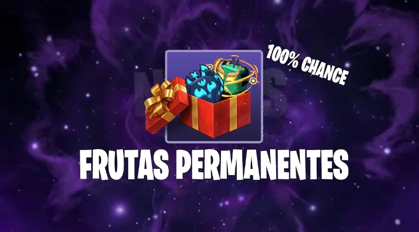 CAIXA FRUTAS PERMANENTES 100% CHANCE | DRAGON E KITSUNE PERMANENTE