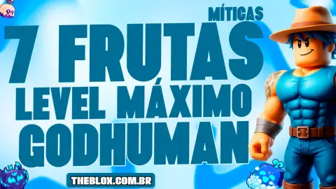 〔🍇🚨〕7 FRUTAS MÍTICAS + GODHUMAN + LEVEL MAX + FRUTAS, ITENS E ESPADAS ALEATÓRIOS