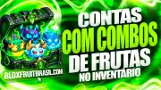 Conta Blox Fruits com Combos de Frutas no Inventário