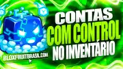 Conta Blox Fruits com Control no Inventário