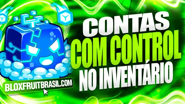 Conta Blox Fruits com Control no Inventário