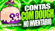 Conta Blox Fruits com Dough no Inventário