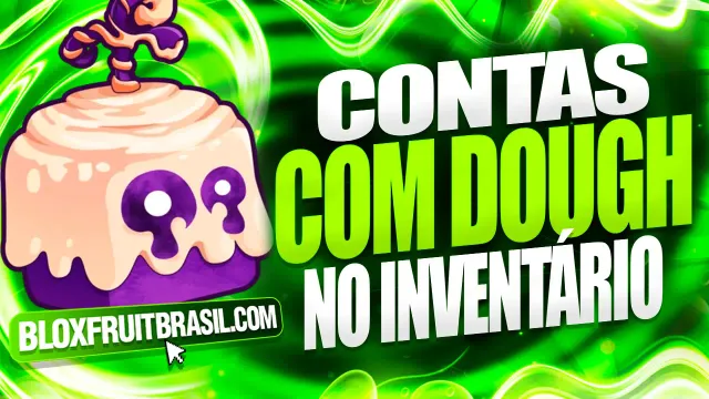 Conta Blox Fruits com Dough no Inventário