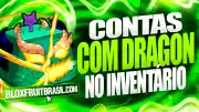 Conta Blox Fruits com Dragon no Inventário