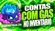 Conta Blox Fruits com Gas no Inventário