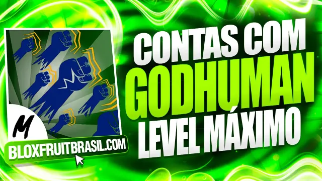 Conta Blox Fruits com Godhuman e Level Máximo