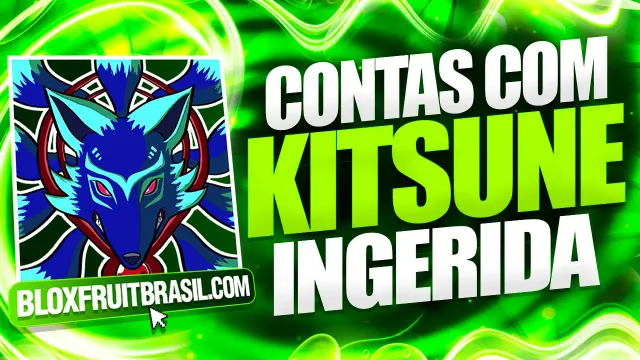 Conta Blox Fruits com Kitsune Ingerida