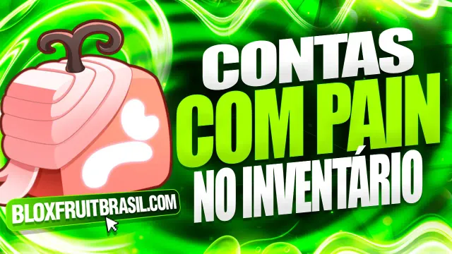 Conta Blox Fruits com Pain no Inventário
