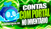 Conta Blox Fruits com Portal no Inventário