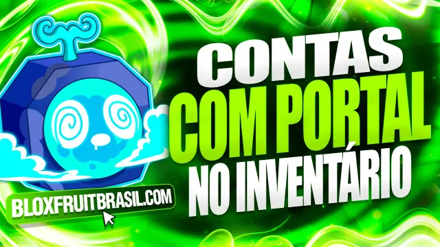 Conta Blox Fruits com Portal no Inventário