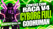 Conta Blox Fruits com Raça Cyborg V4 Full Gear