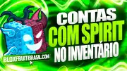 Conta Blox Fruits com Spirit no Inventário