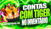 Conta Blox Fruits com Tiger no Inventário