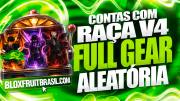 Conta Blox Fruits com Raça V4 Aleatória Full Gear