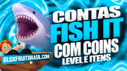 Conta Fish It com Varas, Itens e Coins