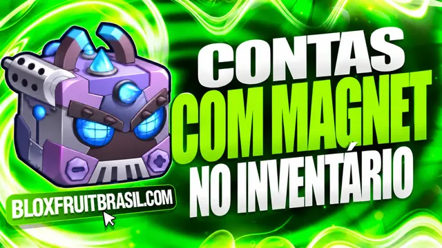 Conta Blox Fruits com Magnet no Inventário